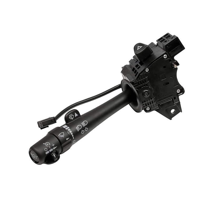 Multi-Function Combination Switch Gray For | 1995-2002 Chevy Tahoe S10 GMC C1500 K1500 Suburban Yukon & More | Replaces# 2330814, 26100985, 26036312