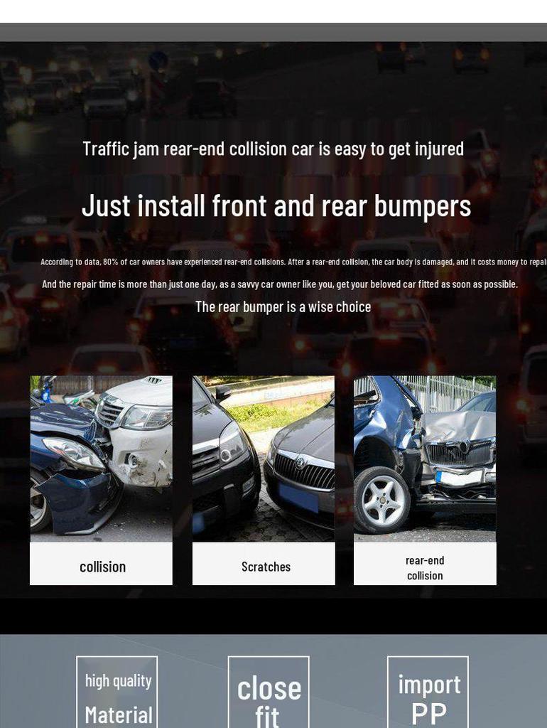 Front & Rear Bumpers for Nissan Qashqai (2008-2022 Models)