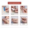 Short Square Press on Nails Shimmer Cat Eye Effect Eco-friendly Fake Nails with Free Glue for Women Daily Beauty Use