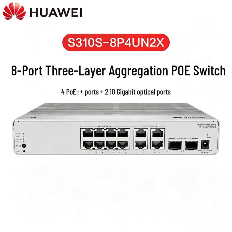 Huawei S310S-8P4UN2X Layer 3 Managed PoE++ Switch
