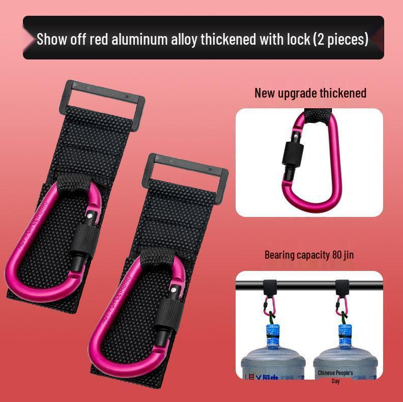 Univerzální hák na helmu a řídítka pro elektromobil, bez nutnosti vrtání.