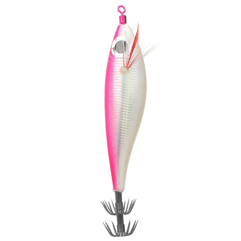 Luminous Copper Sinker Artificial Jigs Squid Hook Fishing Tackle Octopus Bait Wood Shrimp Lures