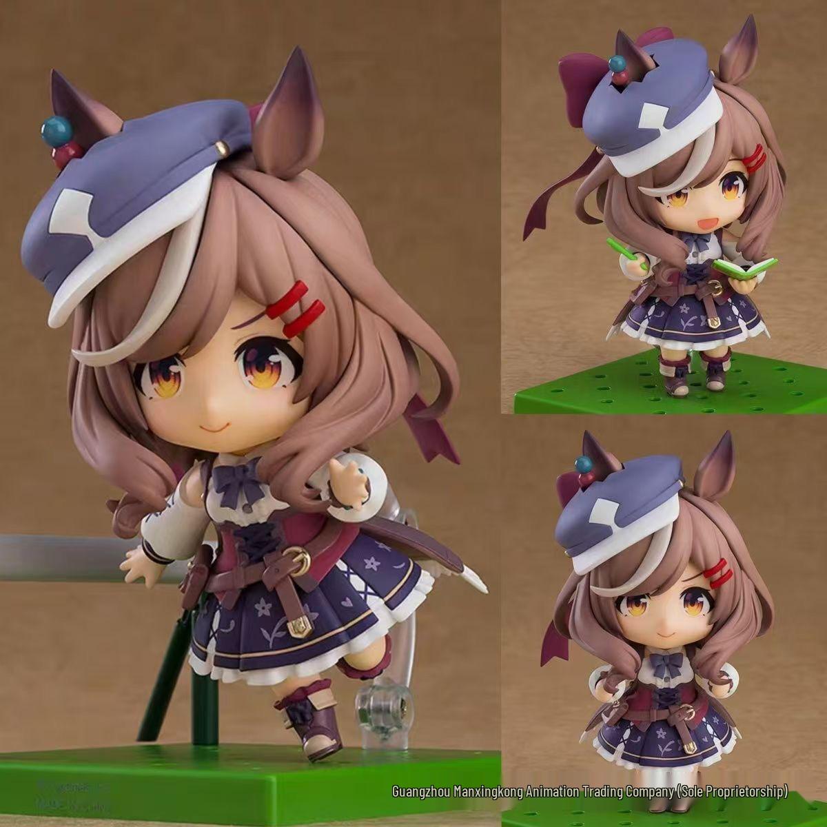 Uma Musume Высокодетализированная подвижная фигурка-украшение Kitasan Black & Satono Diamond
