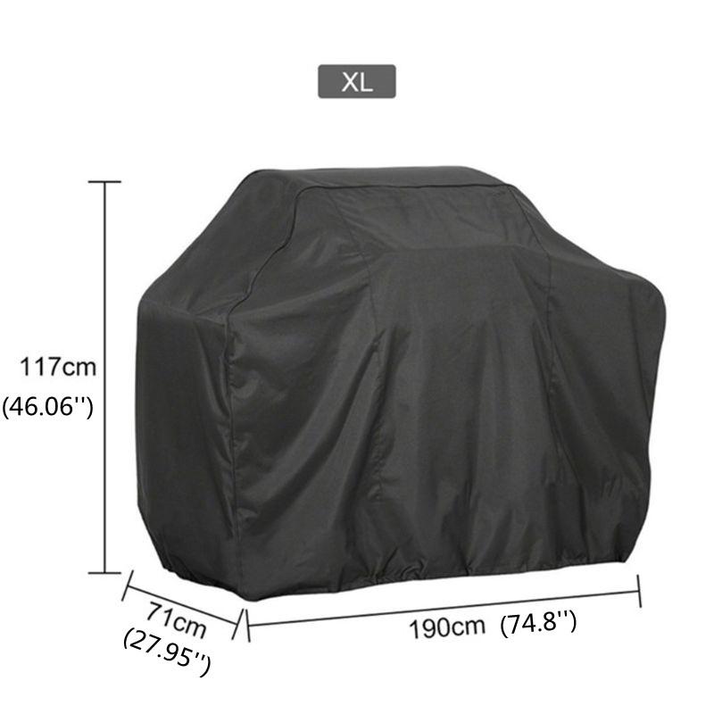 Outdoor tools BBQ Grill Cover Waterproof Heavy Duty Patio Outdoor Oxford Barbecue Smoker Grill Cover Outdoor Barbecue Hood