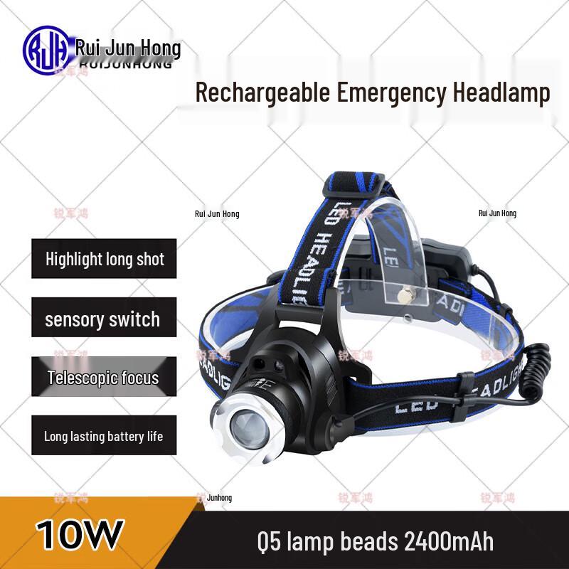 

Rechargeable Q5 Telescopic Induction Headlamp