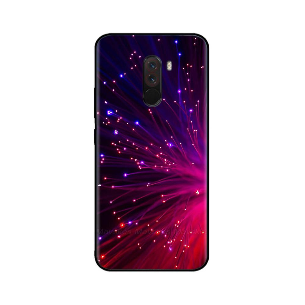 Phone Case For Xiaomi Pocophone F1 Global Case Pocofone F1 Silicone Soft TPU Back Cover For Xiomi Poco F1 Case Black Bumper