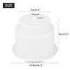 Marine RV Boat Yacht Plastic Drink Cup Bottle Can Holder With Insert Drain Hole   White