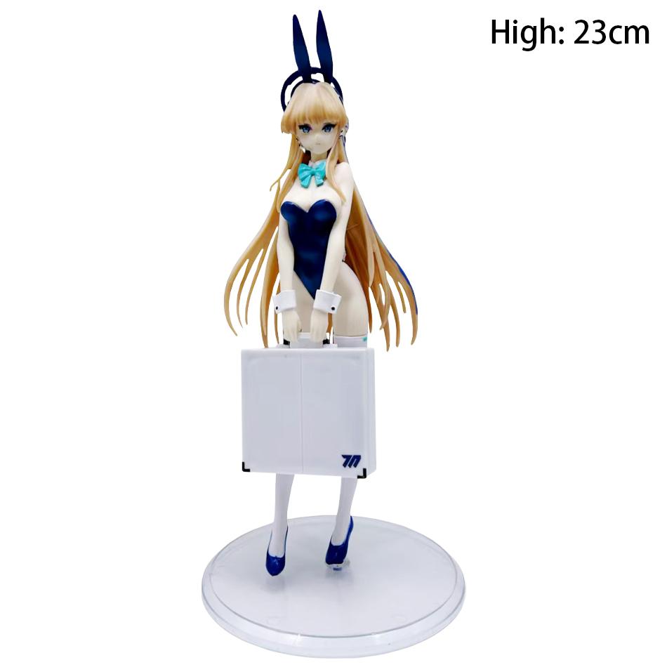 New Game Blue Archive Height 23cm Bunny Girl Gk Model Of Sexy And Beautiful Girl Decorative Collection Ornaments Toy Gifts