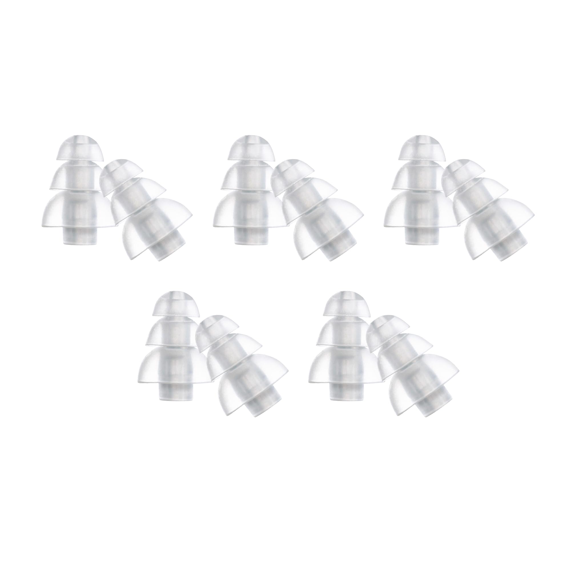 

Etymotic Сумісні з та 5 пар ER38-15SM 3-фланцеві насадки, Малі, Морозні, ER4, HF, MC, MK, ER6i, ety8, etyBLU,