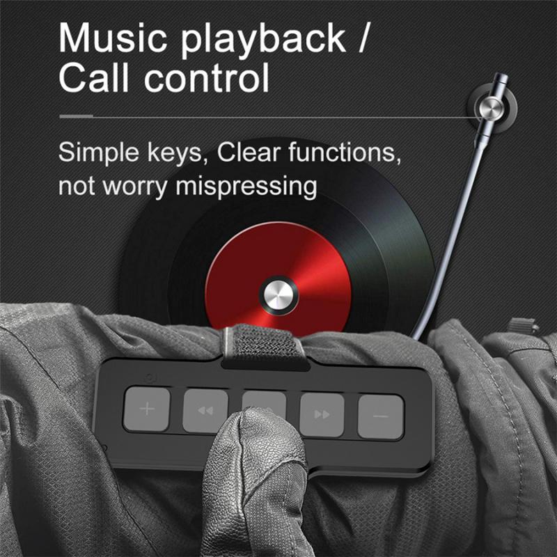 Wireless Bluetooth Motorcycle Handlebar Wrist Mount Remote Controller Waterproof