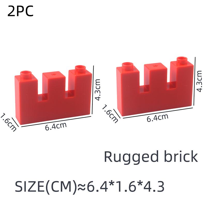 Große Bausteine Haus Zubehörteile Dach Fenster Wand Bauen Zusammenbauen Steine Lernspielzeug Für Kinder Geschenk