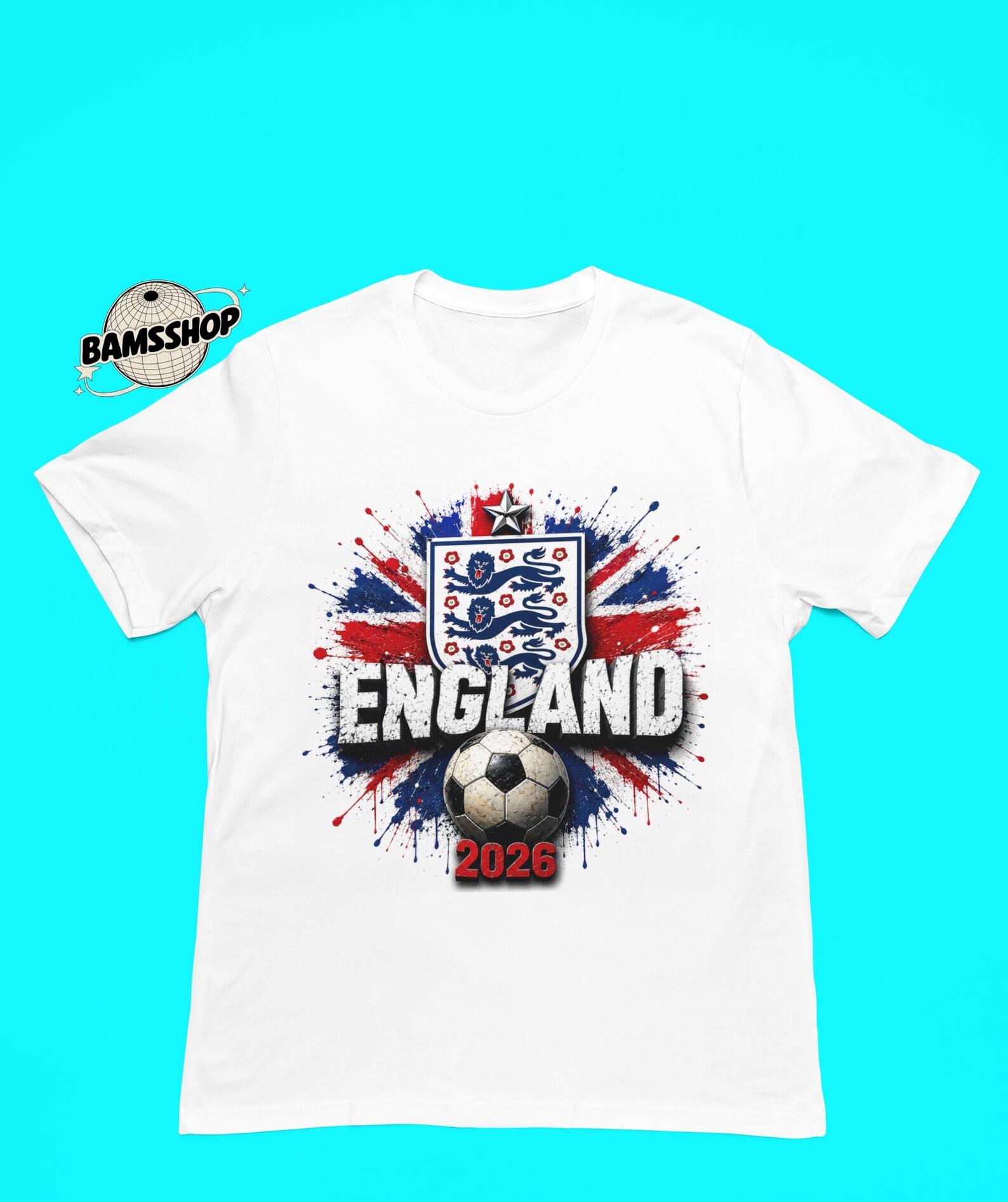 England 2026 Soccer Cup Shirt, Soccer World Tournament T-Shirt, International Game Day Tees, Football, Sport Fan Gift 2XL