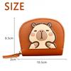 Unique Cartoon Capybara Card Bag Multi-Card Slot Mini Coin Purse Gift Card Storage Pouch  Business