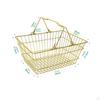 Metal Wire Shopping Basket Sleek Convenient for Boutiques