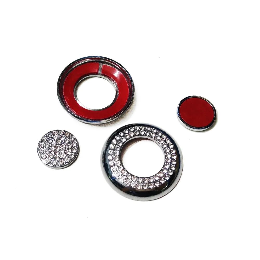 For Mercedes Benz C Class W205 2015-2018 Head Pillow Adjust Switch Button Modify Artificial Crystal Diamond Decal Trim