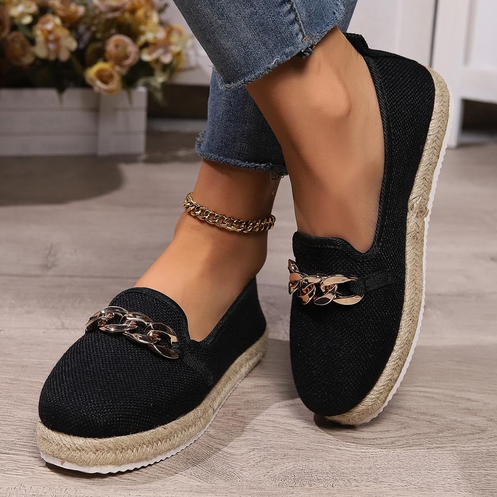 Ladies Shoes New Slip On Women's Flats Autumn Round Toe Solid Solft Sole Casual Flat Comfortable Loafers Zapatillas Mujer
