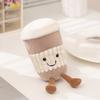 Creative Afternoon Tea Themed Coffee Cups Cinnamon Rolls Teapot Toys Plush