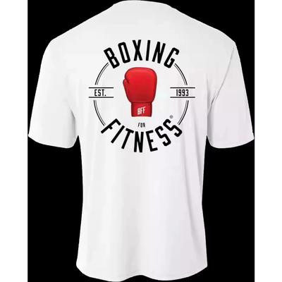 Men's Fighting Short Sleeve Pure Cotton Round Neck Imported Digital Sports Sweat Clothing
