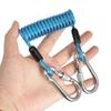 Antilost Rope Lanyard Underwaters Spring Coiled Camera Clip for Dive Light
