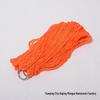 Military Green/Red Mesh Outdoor Hammock with Iron Hook & Nylon Rope