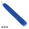 Estensioni per Capelli Crochet Passion Twist Sintetiche Spring Twist Treccia Capelli Stile Afro Riccio Nero Boemo per Donne