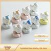 Rotating Crystal Glaze Ceramic Horse Tea Pet Ornament - Year of the Horse Gift.