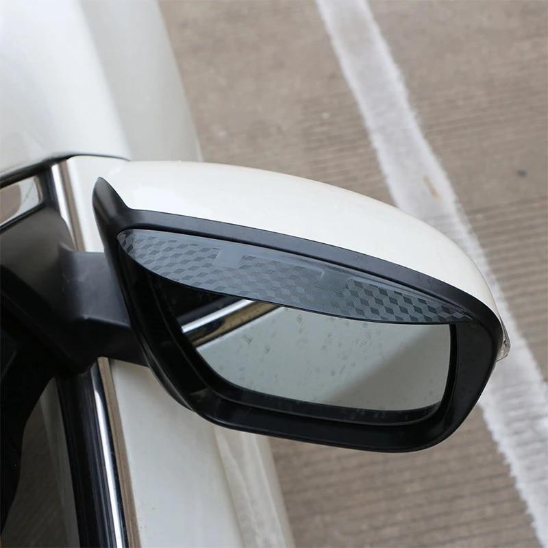 Mein gutes Auto Carbon Fiber Rückspiegel Abdeckung Regen Schild Visier Aufkleber für Nissan X-Trail XTrail T32 für Qashqai J11 Murano