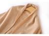 2026 Autumn/Winter Women's Pure Wool Tassel Knit Shawl – Soft, Warm, Solid Triangle Scarf
