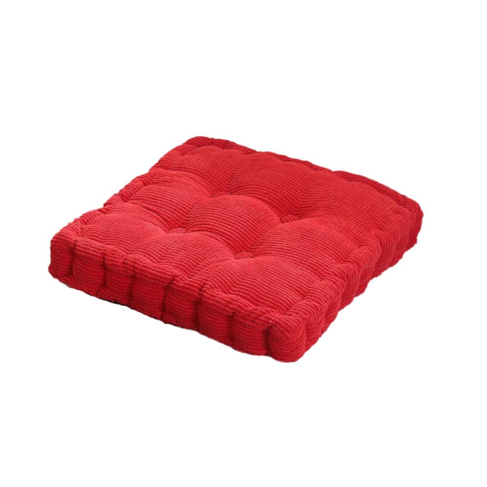Solid Color Tufted Seat Cushion Thickened Sofa Cushion Durable Chair Mat  Office