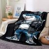 1pc Shark Streetwear Throw Blanket Soft Flannel, Cozy All Season Polyester Perfect for Home, Office