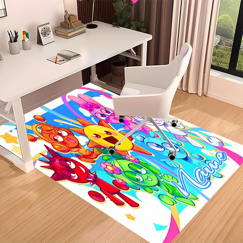 Custom personalization Game Sprunki Print Area Rug - Soft, Washable Non-Slip Indoor Mat,Living Room,Home&Office Decorative Rug