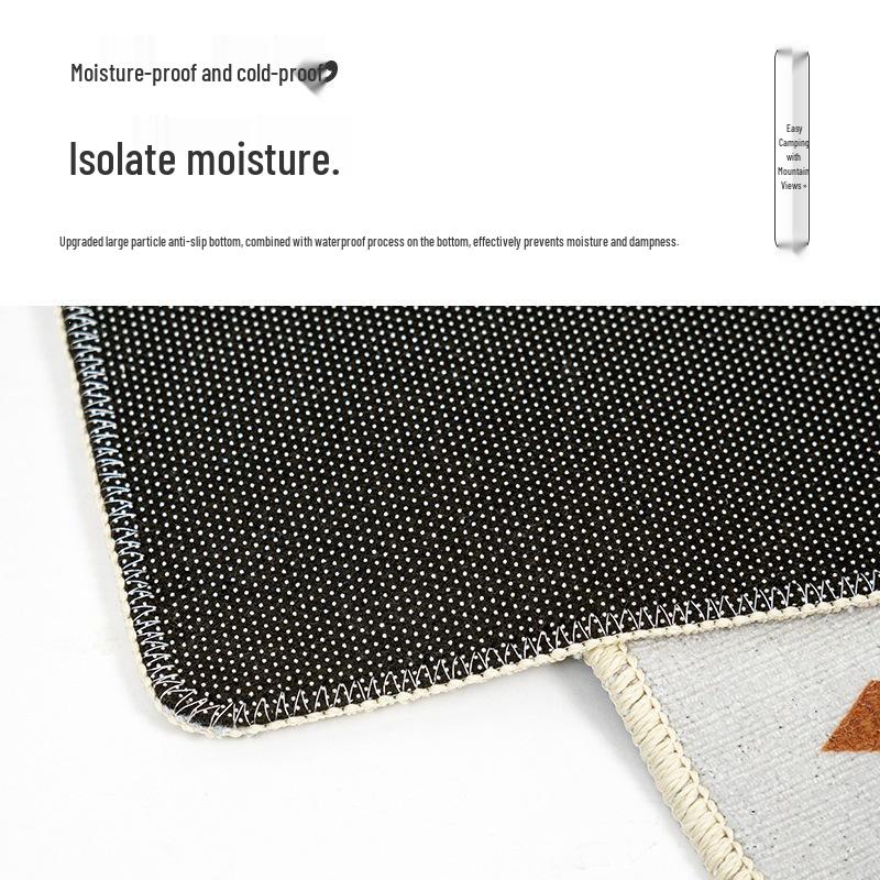 Mountain Camping Tent Plush Carpet: Moisture-Proof, Non-Slip, Thickened Floor Mat for Indoor/Outdoor Use