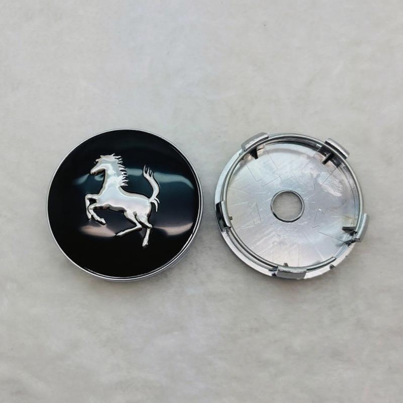1 ks 60mm pro kryt kola vozu Ferrari Modifikace ocelového ráfku Univerzální Zlaté Logo Výstavní Znak Dekorace Samolepky Příslušenství