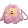 With Sound Animal Plush Pendant Stick Out Tongue Plush Doll Keychain  Bag Pendant