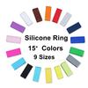 Silicone Watch Straps Loop 4pcs Colorful Bracelet Belt Bezel 12/14/16//18mm 20mm 22mm 24mm 26mm for Omega Watch Band Rubber Ring