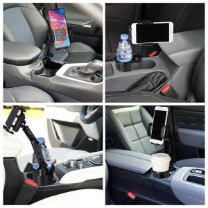 Cup Holder Expander For Car 360° Rotation Cell Phone Holder Mount Compatible For IPhone/Android Smartphones