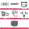 Carbon Fiber Gear Panel Trim Sticker for 2005-2011 Alfa Romeo