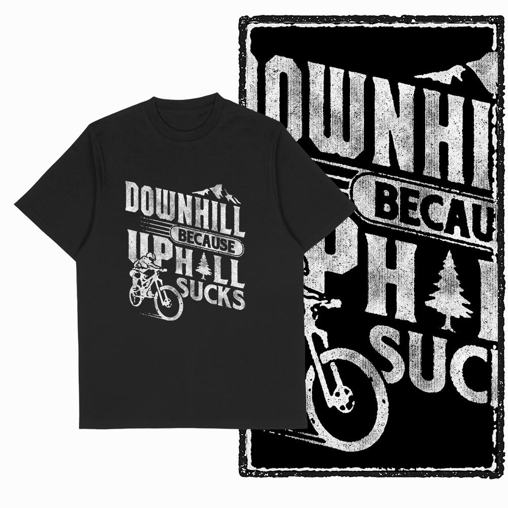 Personalizované tištěné horské kolo Exkluzivní ploché pánské tričko Pánské bavlněné Velká velikost Černé Pánské Novinkové tričko