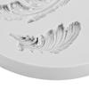 Round Silicone Fondant Mould Feather Cake Decorating Mould Chocolate Mould Tool  Fondant Craft