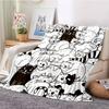 Cute Cat Series Printed Blanket for Sofa Bed Travel Camping Living Room Office Conditioning Blanket for All Seasons Gifts
