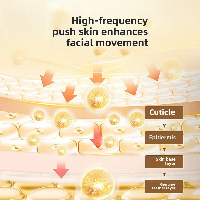 24K Gold Beauty Stick Eye Facial Massage Beauty T-Shaker 24k Electric Gold Stick Beauty Stick