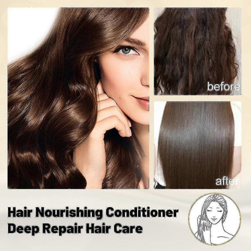 100g Eelhoe Haarmaske Spülung Nährende Reparatur Haarmaske Tiefenfeuchtigkeitsspendend Verbessert Frizz, Weiches Und Flauschiges Haar - Ri