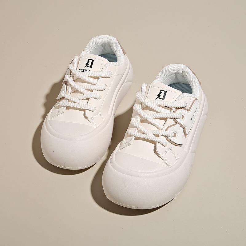 

2025 little white shoes children s autumn new Korean version ins female students leisure sports versatile board shoes street shot XT137 40 белый