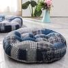 Colorful Bohemian-Style Cotton Linen Floor Cushion: Ethnic Meditation Seat Tatami Mat for B&B