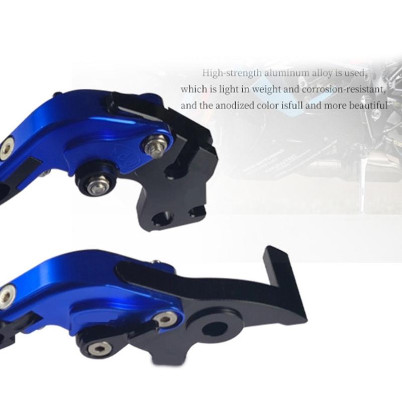 General Motorcycle Foldable Brake & Clutch Lever Set Easy Install Foldable Brake & Clutch Levers for Security & Style