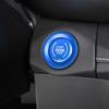 For Chevy Silverado -2026 Blue Aluminum Interior Start Stop Button Cover