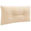 R Back Cushion PUTTEN 100percent Polyester Cream 70 X 40 X 10 Cm