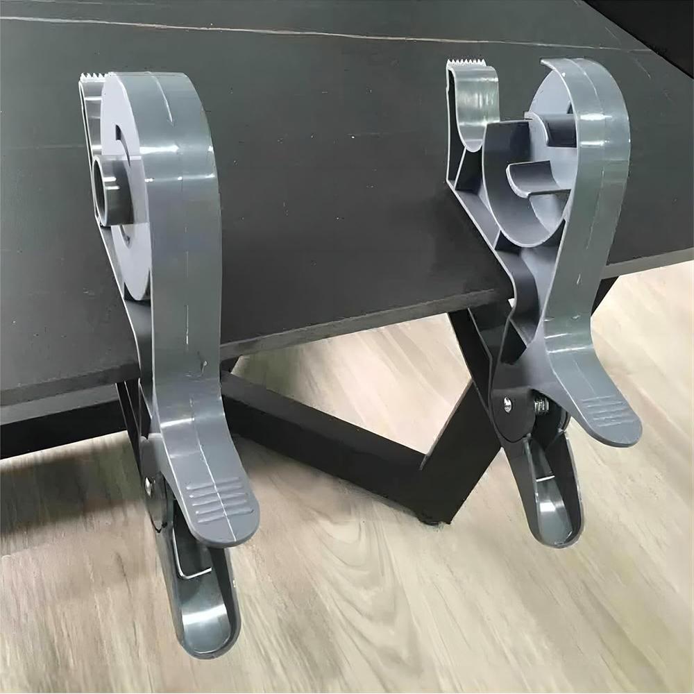 2pcs Wrapping Paper Clamps Wrapping Paper Holder Clips and Tape Dispensers(Grey)