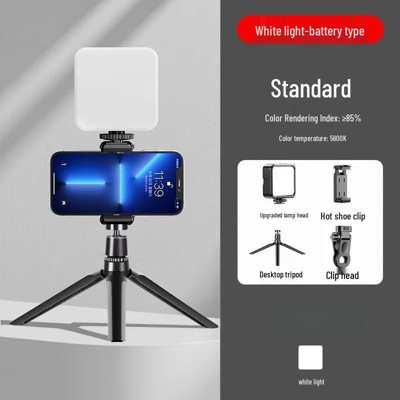 Portable RGB LED Fill Light for Mobile Photography & Live Streaming