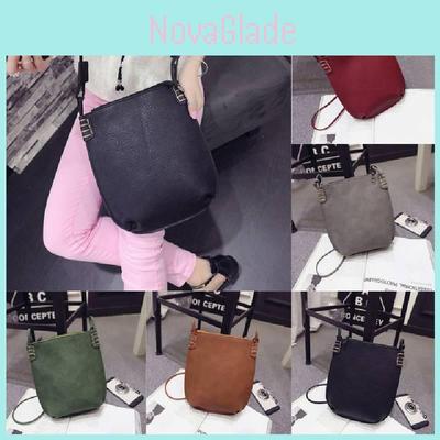 Vintage Style Womens Pu Leather Handbag Small Bucket Crossbody Bag For Fashionable Women